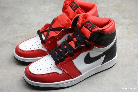 High Toe Satin (W) Jordan Retro Black 1 CD0461-016 CD0461-016 0928